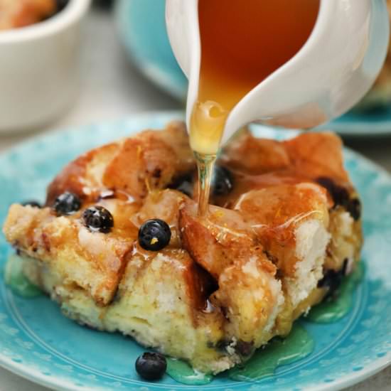 Blueberry French Toast Casserole