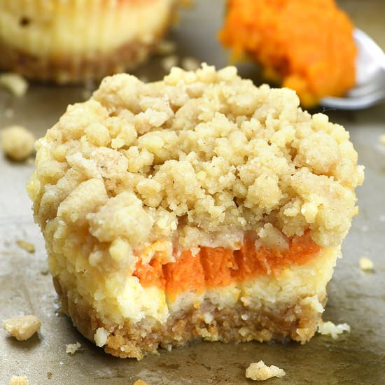 Mini Pumpkin Cheesecakes