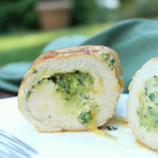 Cheesy Broccoli Stuffed Chicken