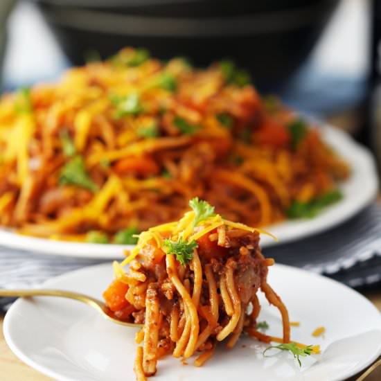 Instant Pot Spaghetti with Sauce