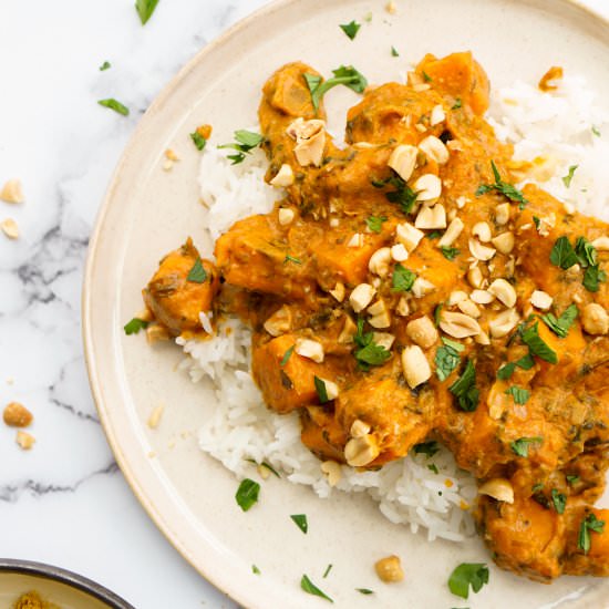Sweet Potato and Peanut Stew
