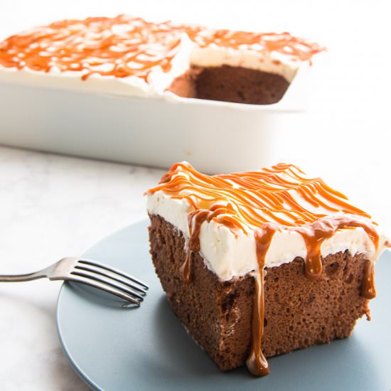 Chocolate Tres Leches with Cajeta