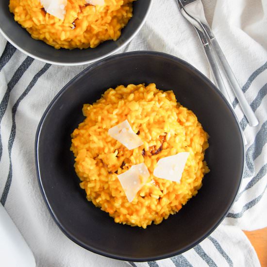 Pumpkin risotto