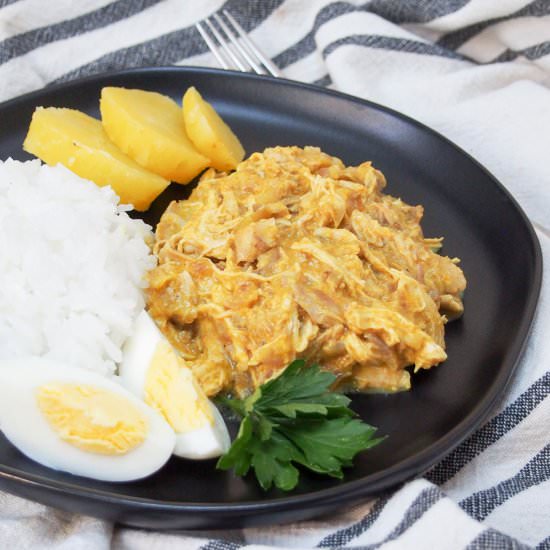 Aji de gallina Peruvian chicken