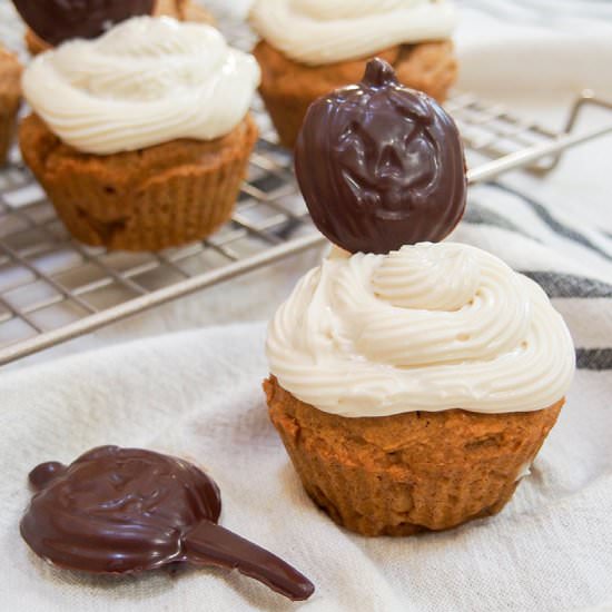 Pumpkin cupcakes