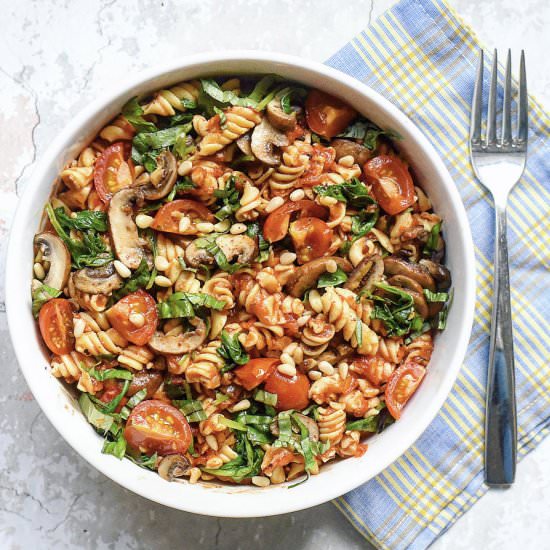 Creamy Tomato Sauce Vegan Pasta