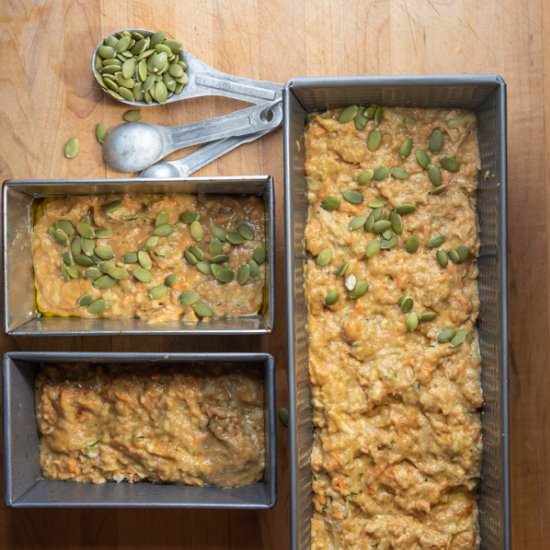 Healthy and Moist Zucchini Bread