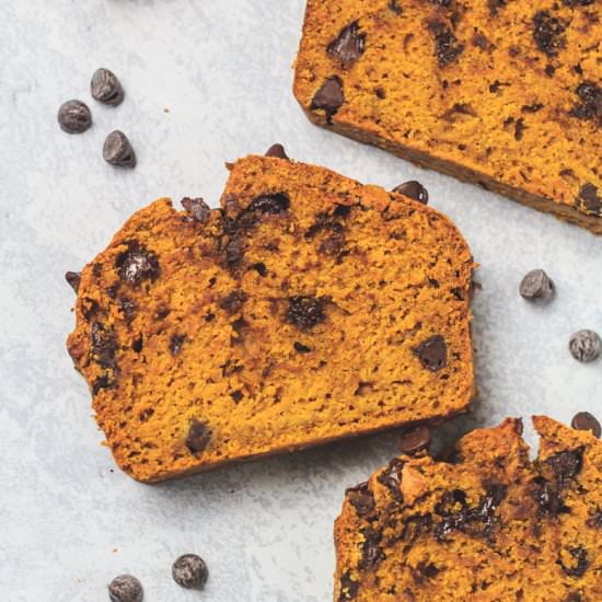 Pumpkin Chocolate Chip Bread
