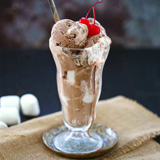 Chocolate Marshmallow Ice Cream
