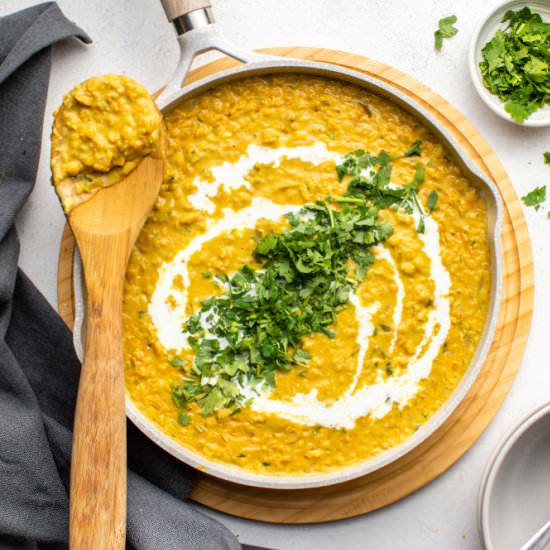 Creamy Coconut & Red Lentil Curry
