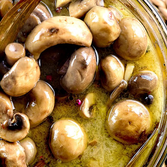 Russian Marinated Mushrooms