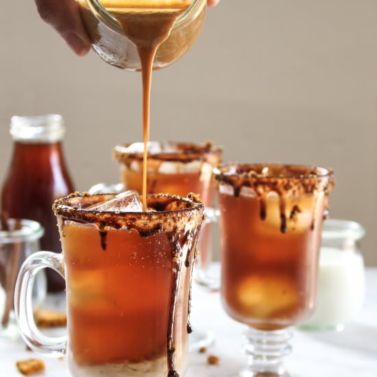 Creamed Pumpkin Spice Iced coffee