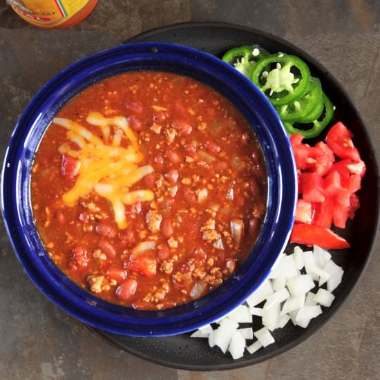 Quick, Easy Turkey Chili