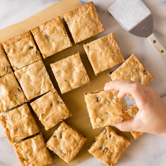 Easy One Bowl Blondies