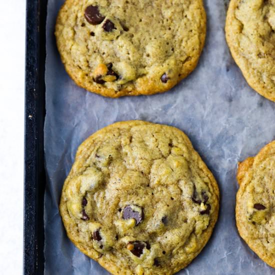 Easy Chocolate Chip Pumpkin Cookies