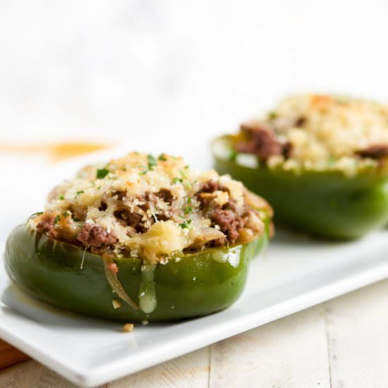 Cheesesteak Stuffed Peppers