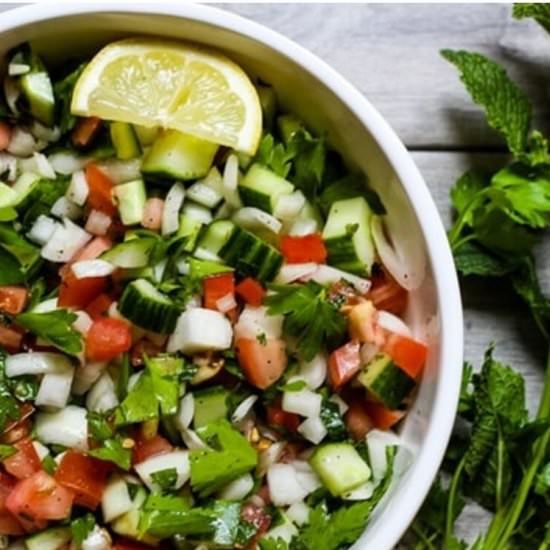 Mediterranean Cucumber Salad