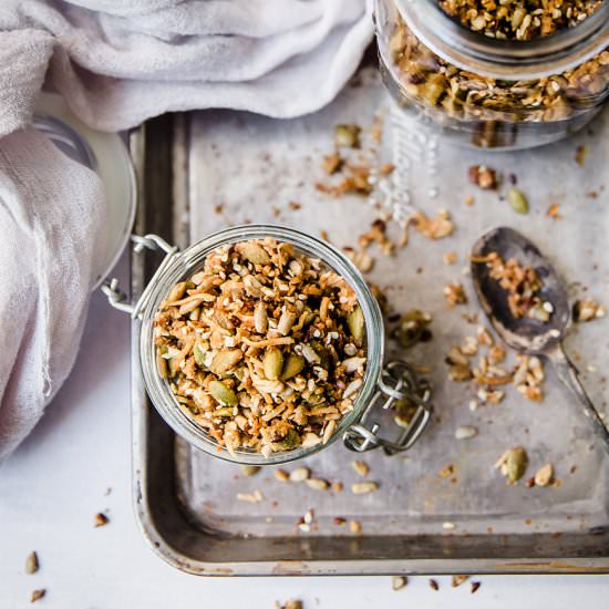 Savory Nut-Free Seed Granola