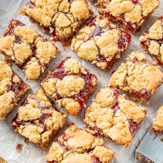 Peanut Butter and Jelly Bars