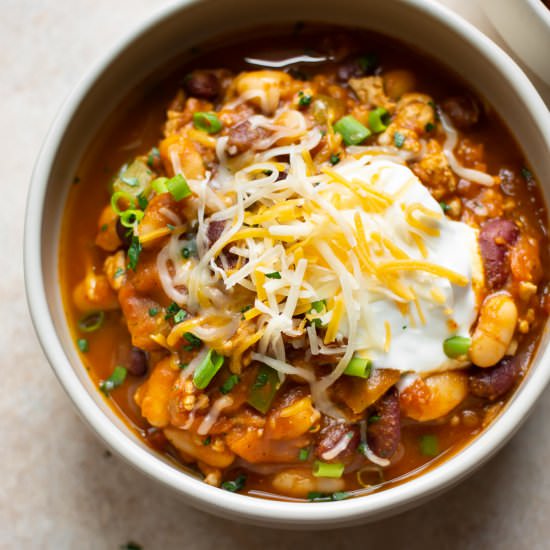 turkey pumpkin chili