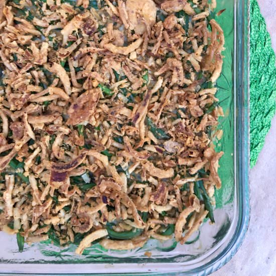Green Bean Casserole {No Soups}