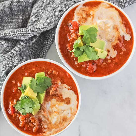 Paleo Pumpkin Chili