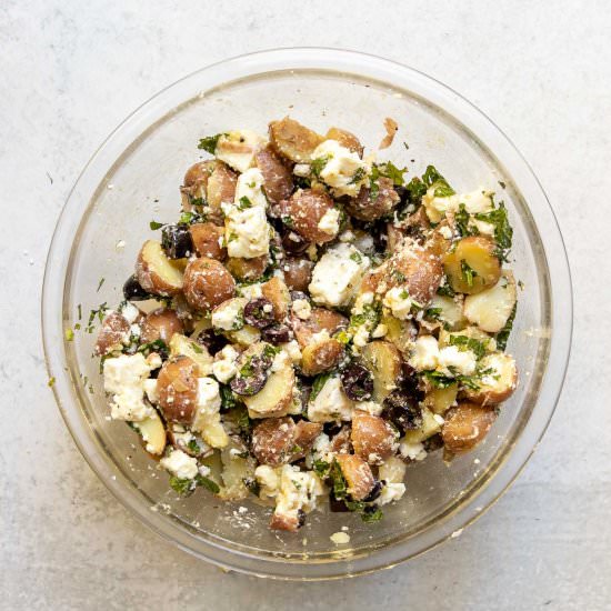 Olive and Feta Red Potato Salad
