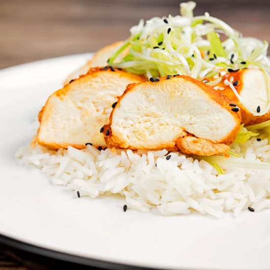 Korean Steamed Chicken Breast