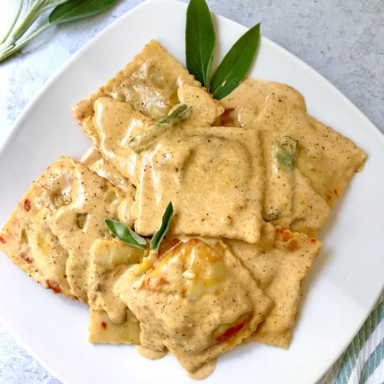 Pumpkin Sage Ravioli