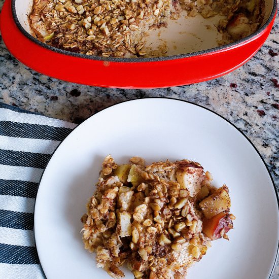 Baked Oatmeal with Apples