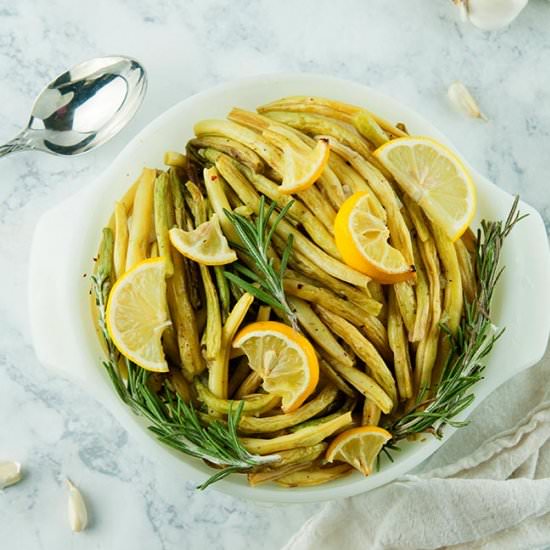 Garlic Roasted Green Beans