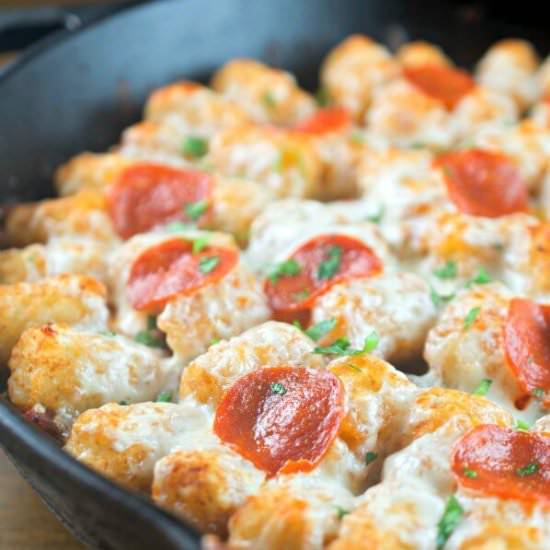 TATER TOT PIZZA CASSEROLE