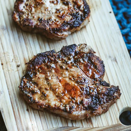 Marinated Grilled Pork Chops