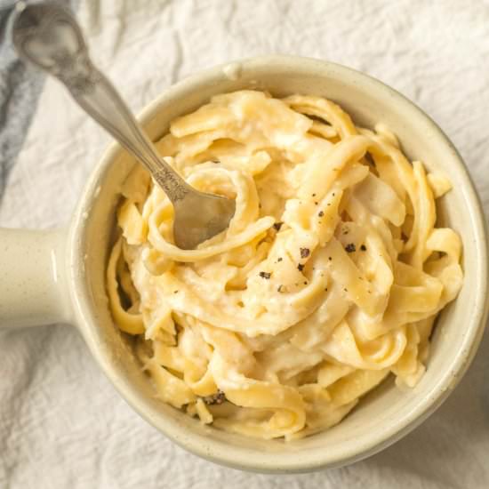 one pan pasta – fettuccine alfredo