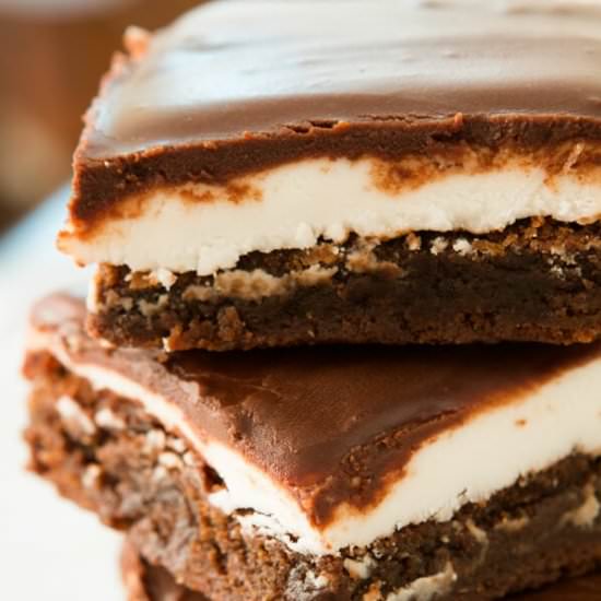 PEPPERMINT PATTIES BROWNIES