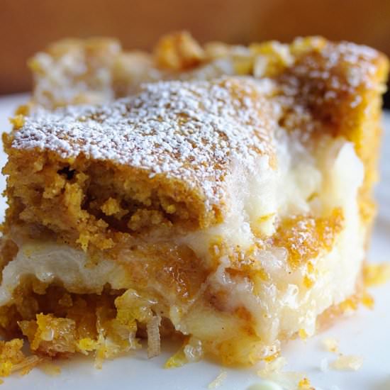 Pumpkin Earthquake Cake