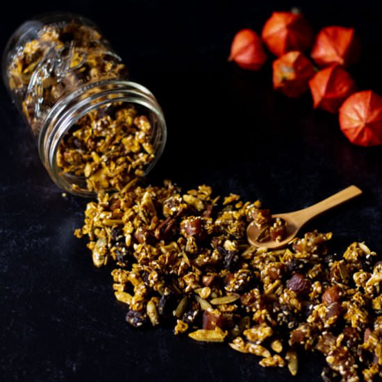 Heart Healthy Pumpkin Granola