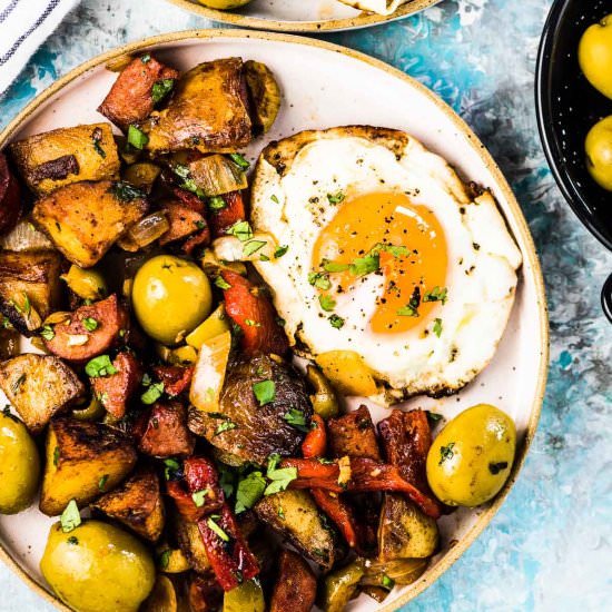 Spanish Breakfast Potatoes