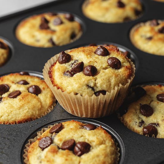 Keto Chocolate Chip Muffins