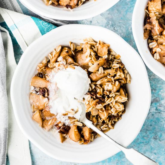 Healthy Apple Crisp