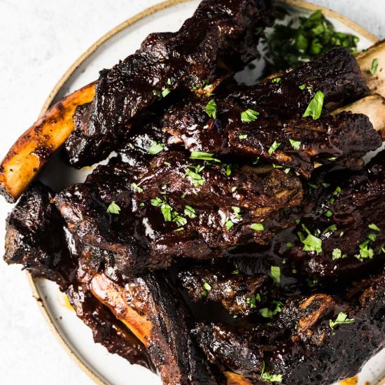 BBQ Crockpot Beef Ribs