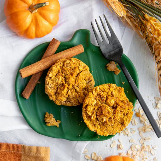 Pumpkin Spice Baked Oatmeal Cups