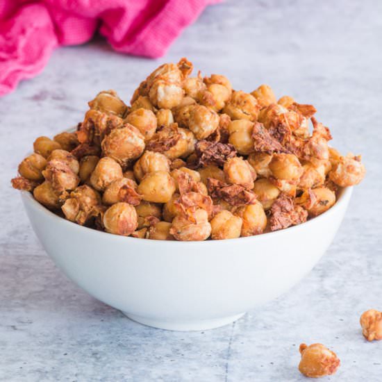 Oven Roasted Garbanzo Bean Snacks