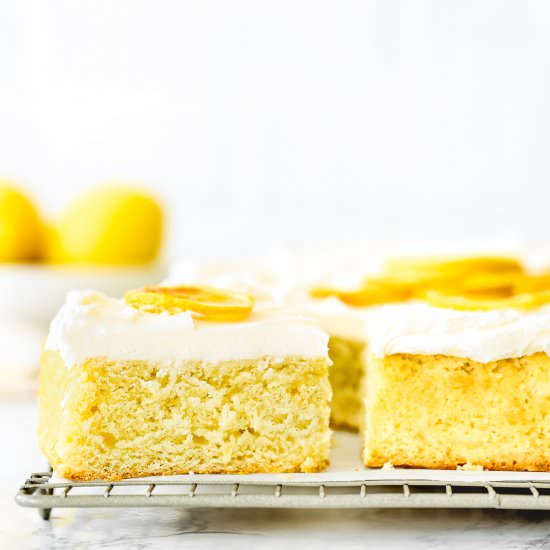 Eggless Lemon Cake