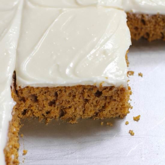 Best Pumpkin Cake with Cream Cheese