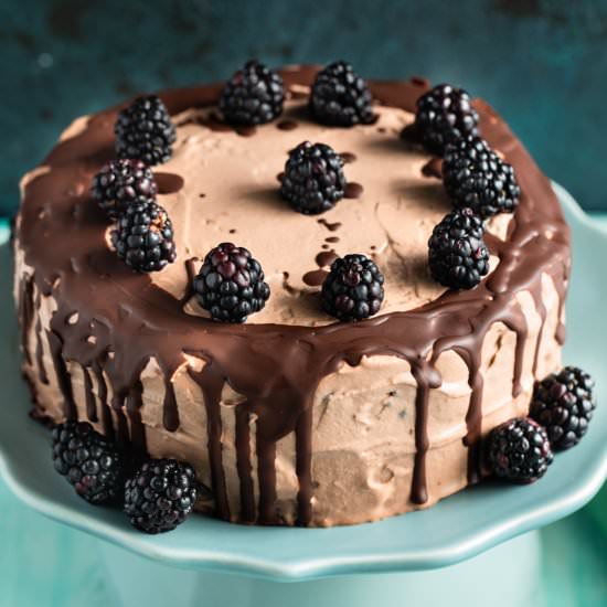 Vegan Brownie Chocolate Cheesecake