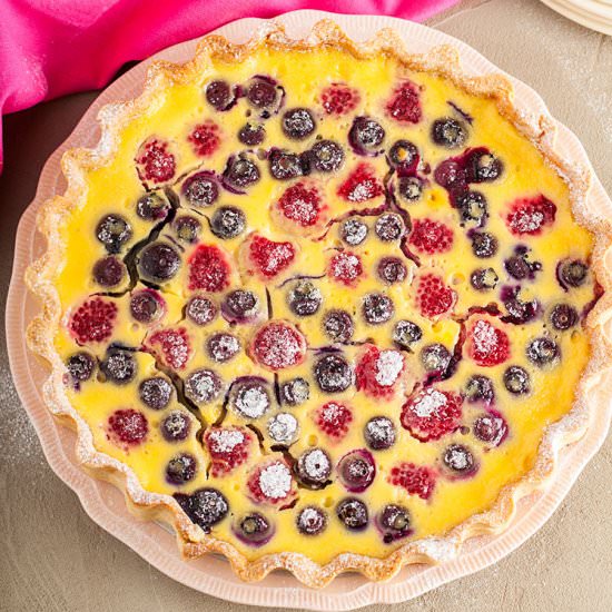 Berry Custard Tart