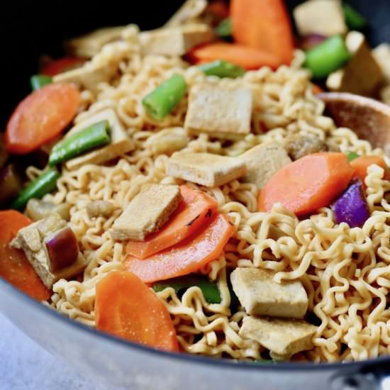 Quick and Easy Vegan Miso Noodles