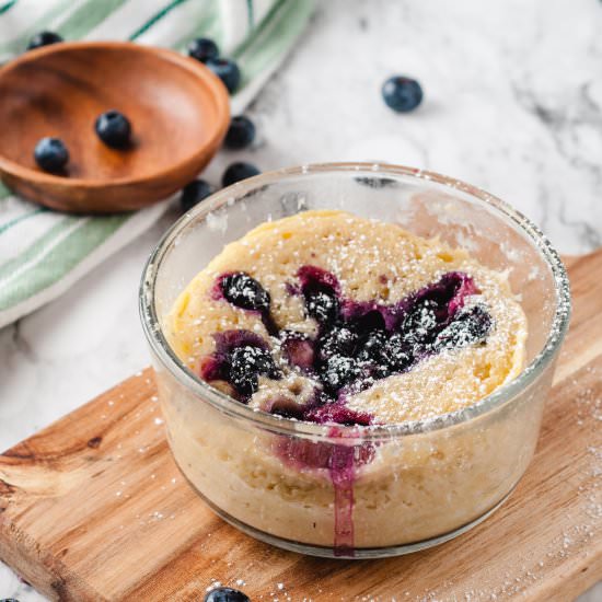 Blueberry Mug Cake