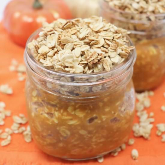 Healthy Pumpkin Overnight Oats